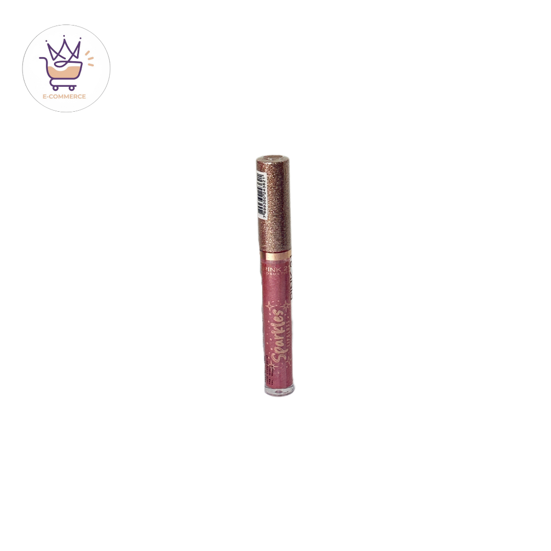 Lip Gloss Sparkles -Pink 21 Pigmentado Brilhoso (Glitter)