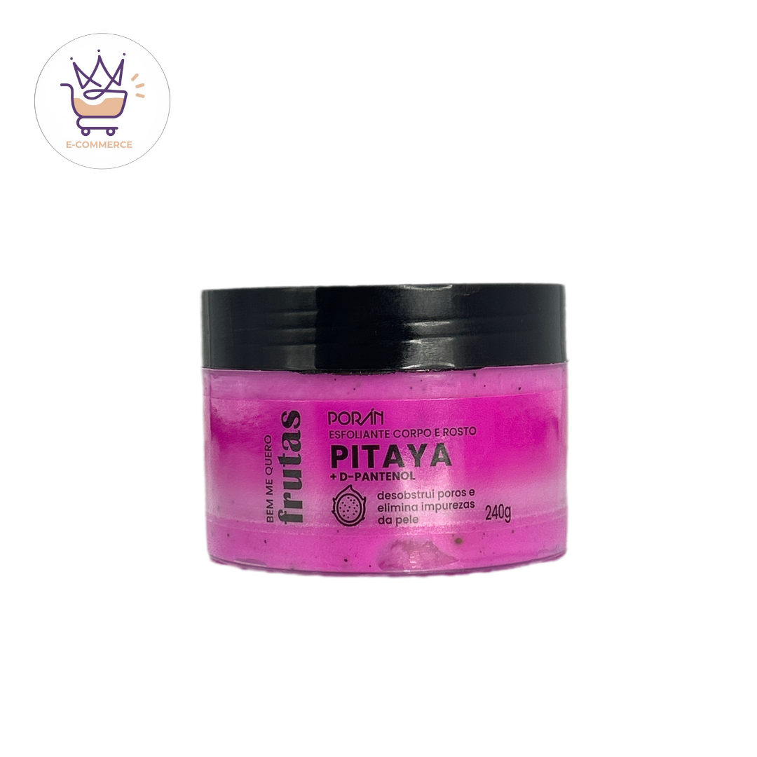 Esfoliante de Pitaya para Corpo e Rosto - Poran