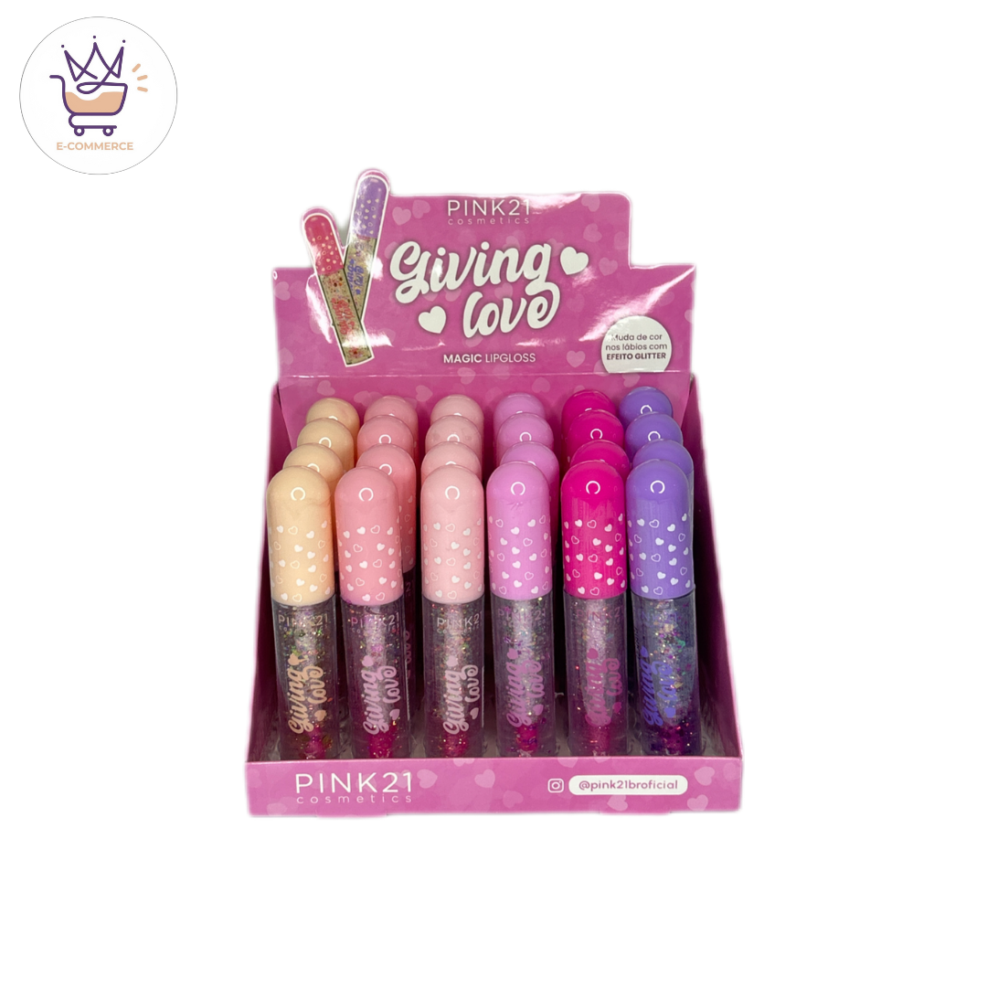 Giving Love Lip gloss -Pink 21