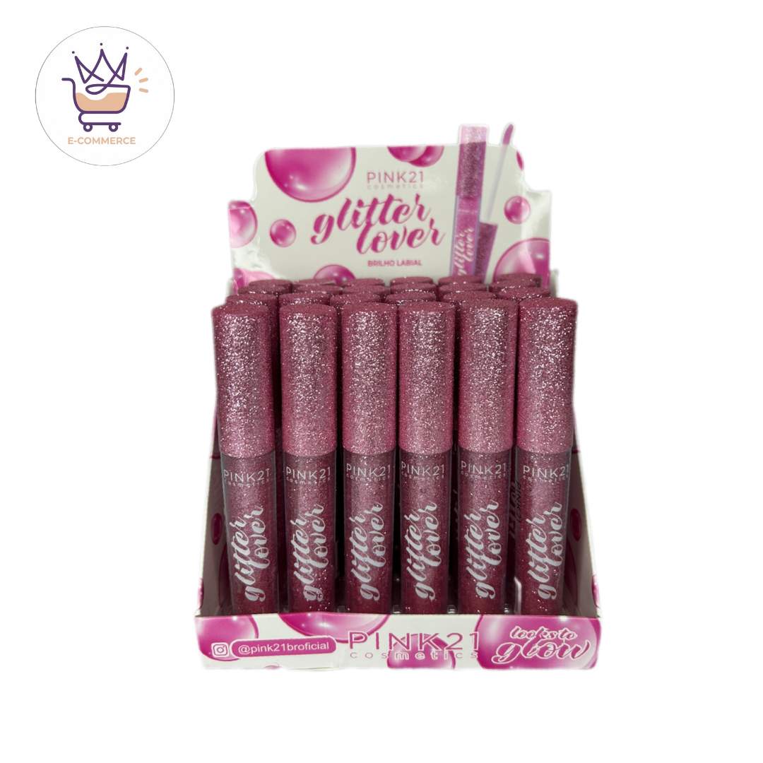 Lip Gloss Glitter Lover- Pink 21