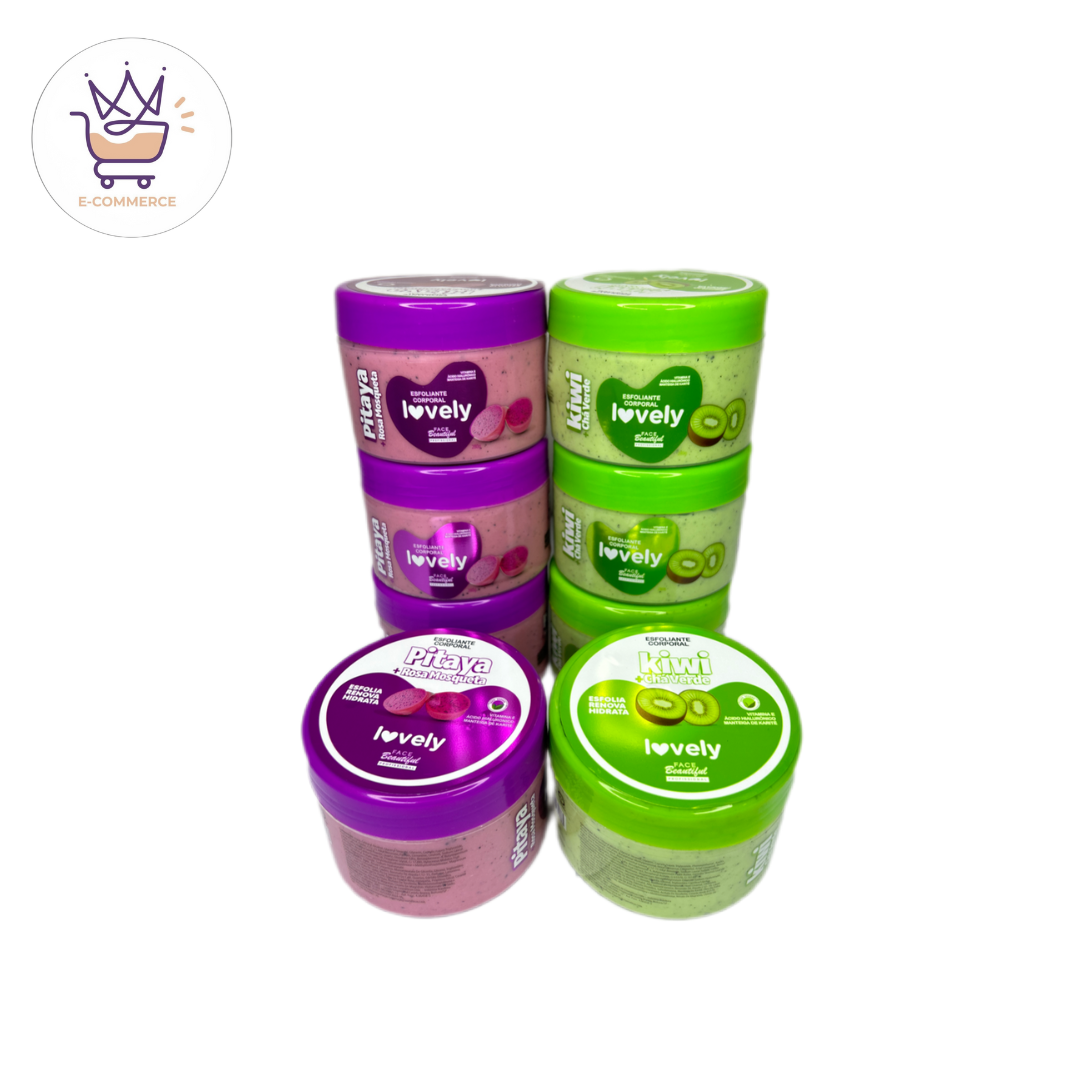 Esfoliante Corporal Pitaya e kiwi Lovely Face Beautiful