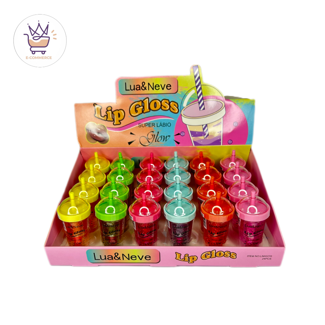 Lip Gloss Super Lábio Glow -Lua e Neve