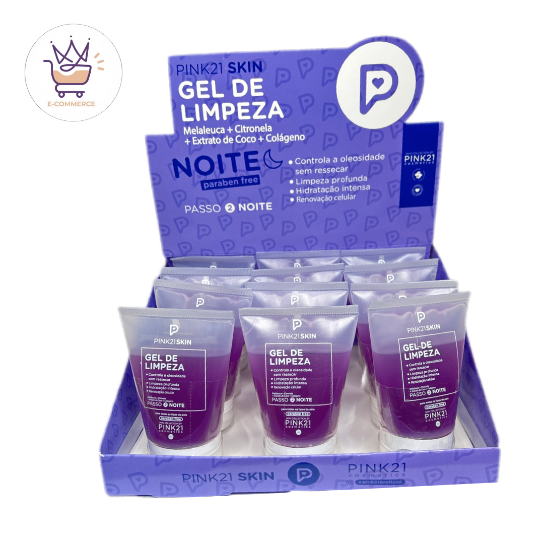 Gel de limpeza noite -Pink 21