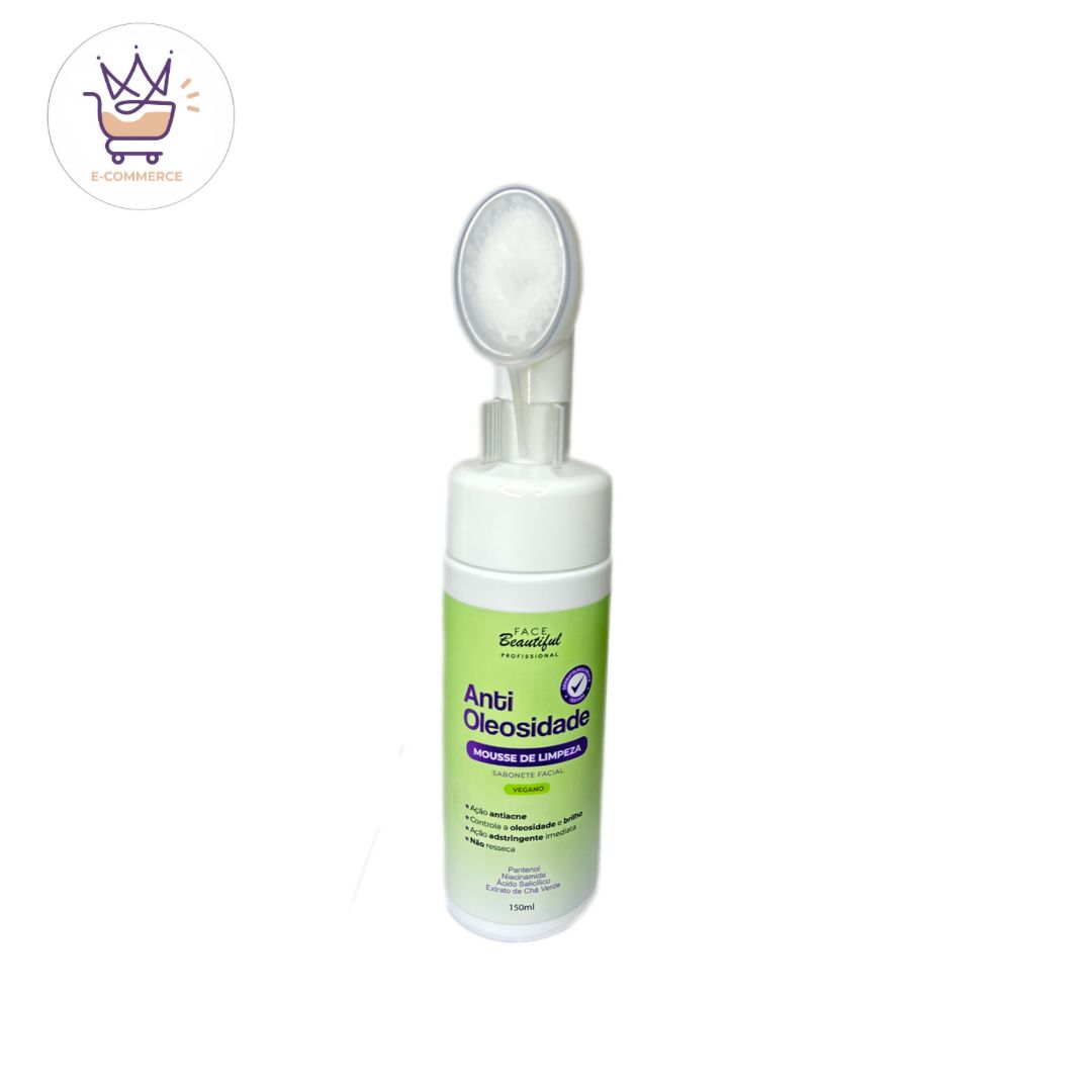 Sabonete Facial Mousse De Limpeza Vegano Antioleosidade